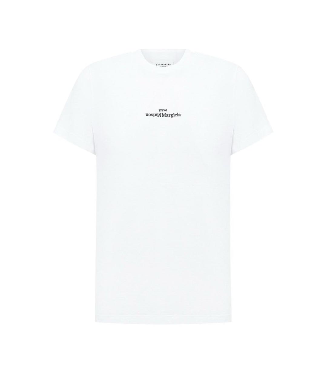 MAISON MARGIELA Белая хлопковая футболка, фото 1