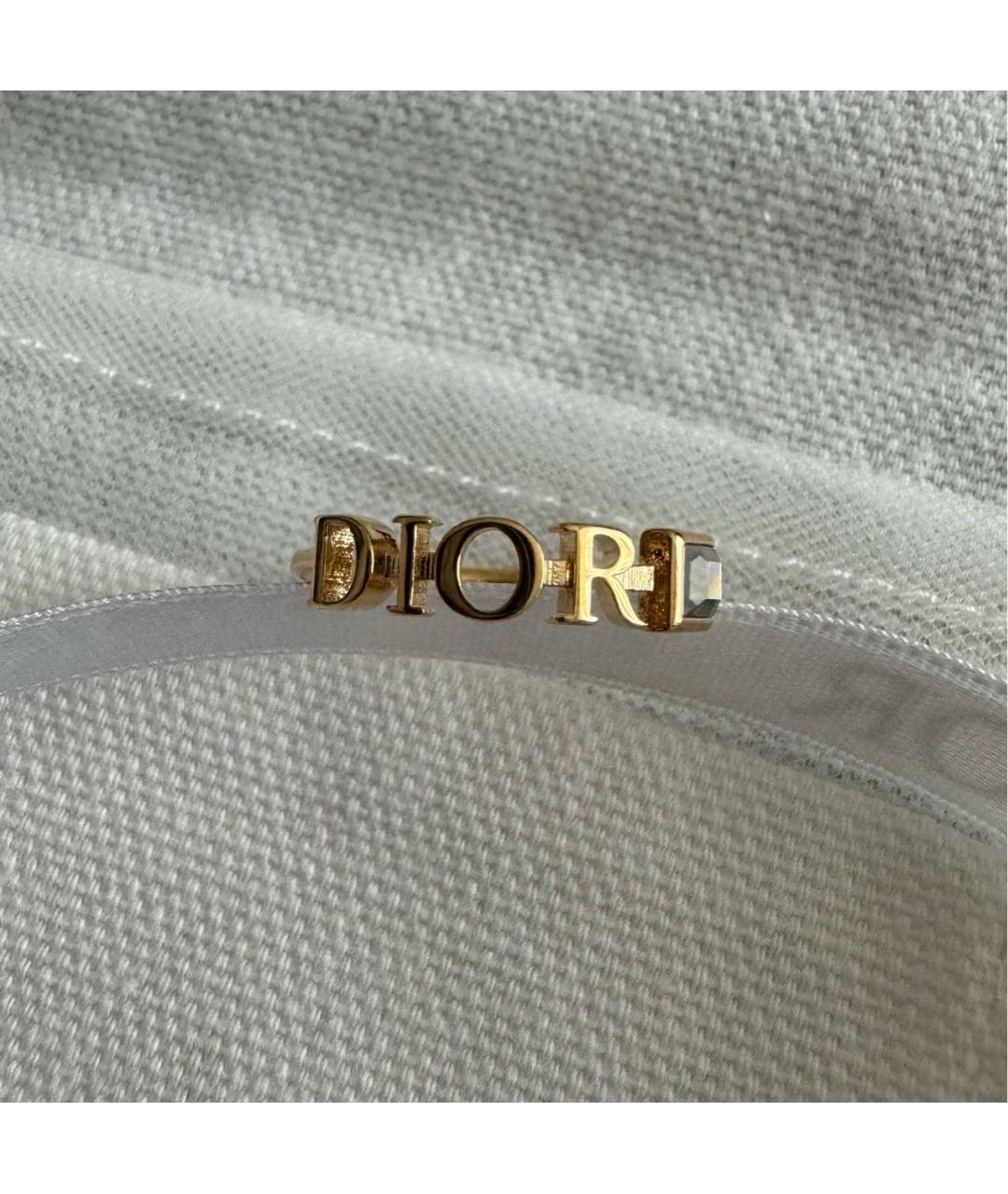 CHRISTIAN DIOR Золотое металлическое кольцо, фото 2