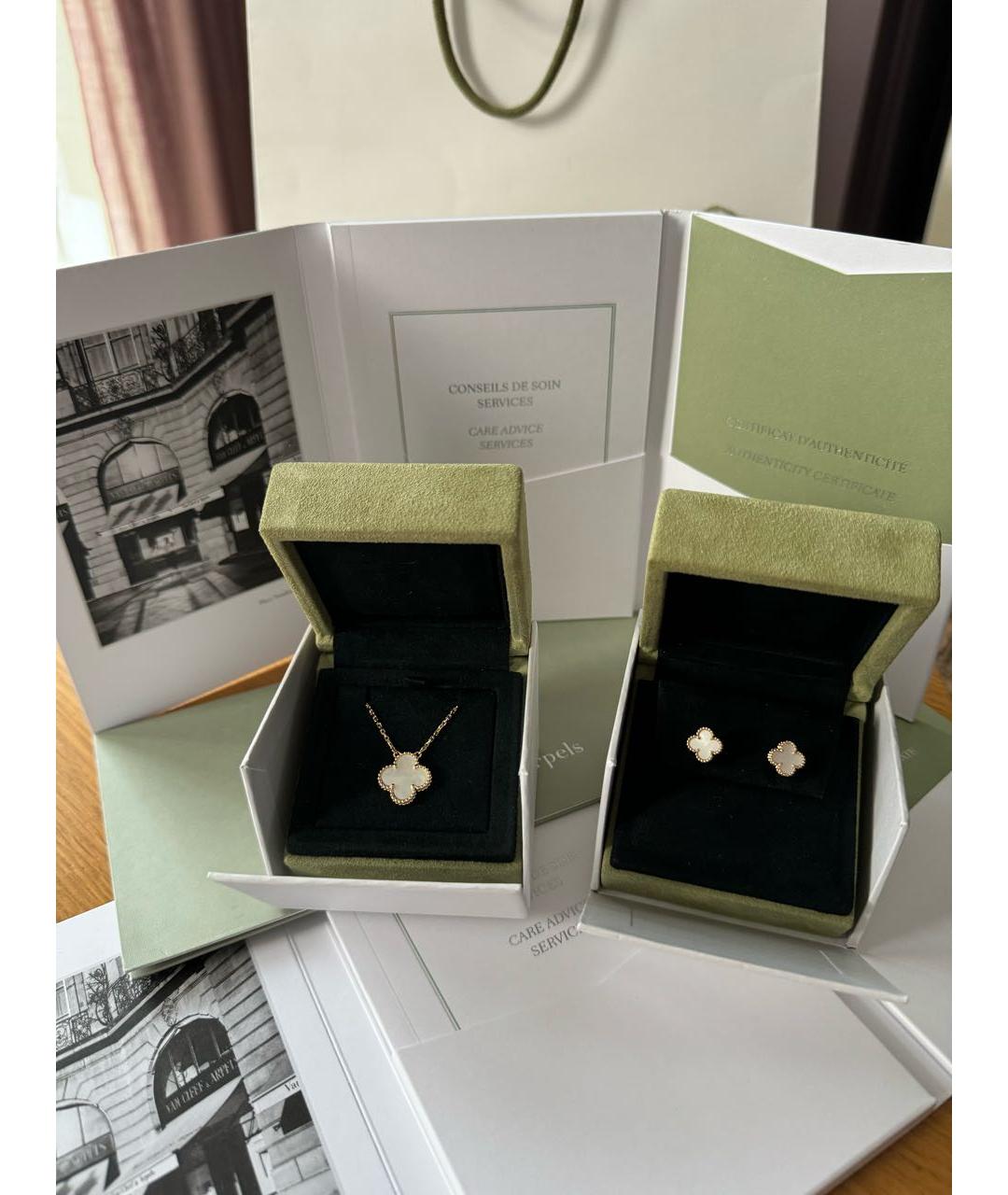 VAN CLEEF & ARPELS Золотые серьги из желтого золота, фото 8