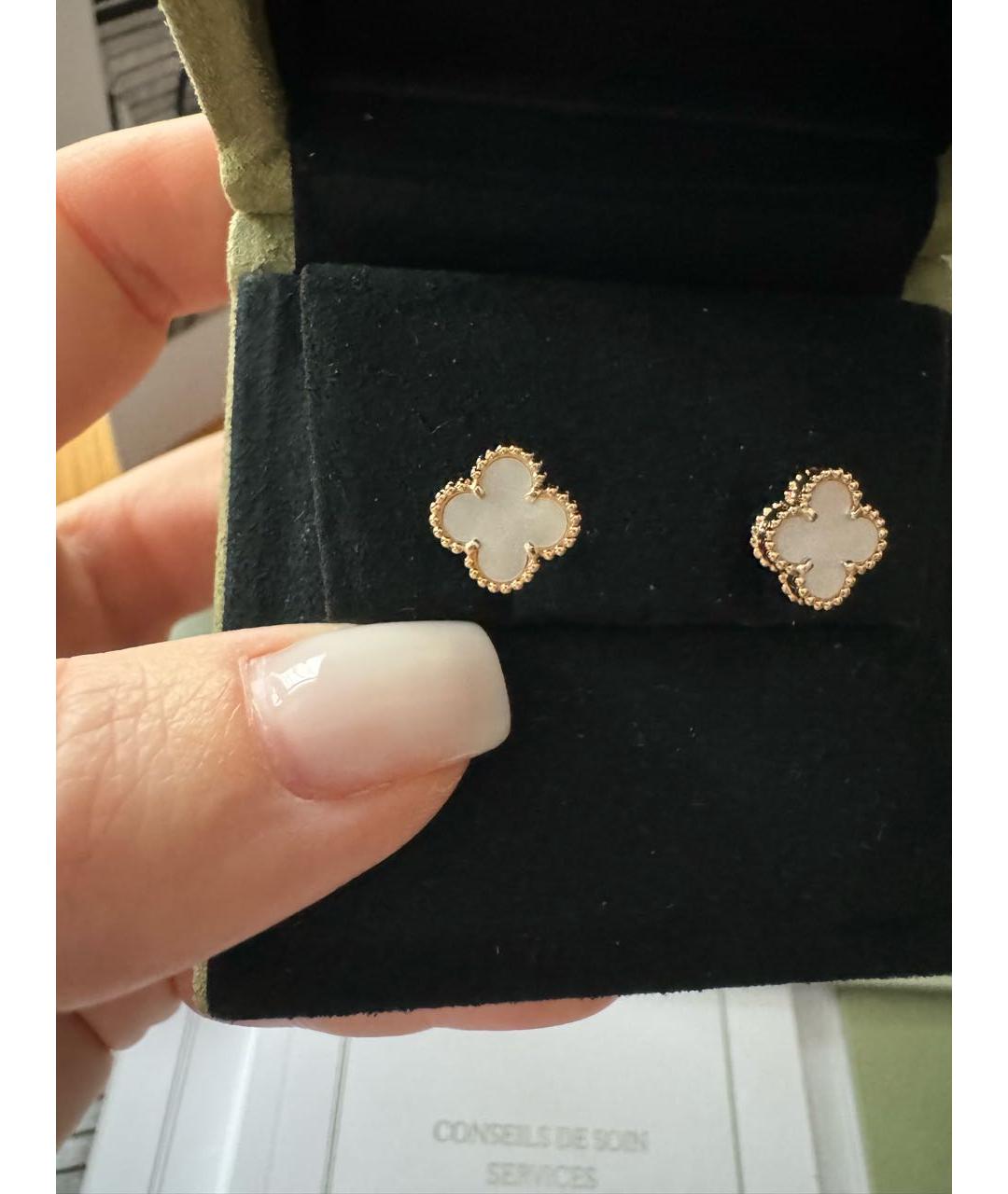 VAN CLEEF & ARPELS Золотые серьги из желтого золота, фото 4