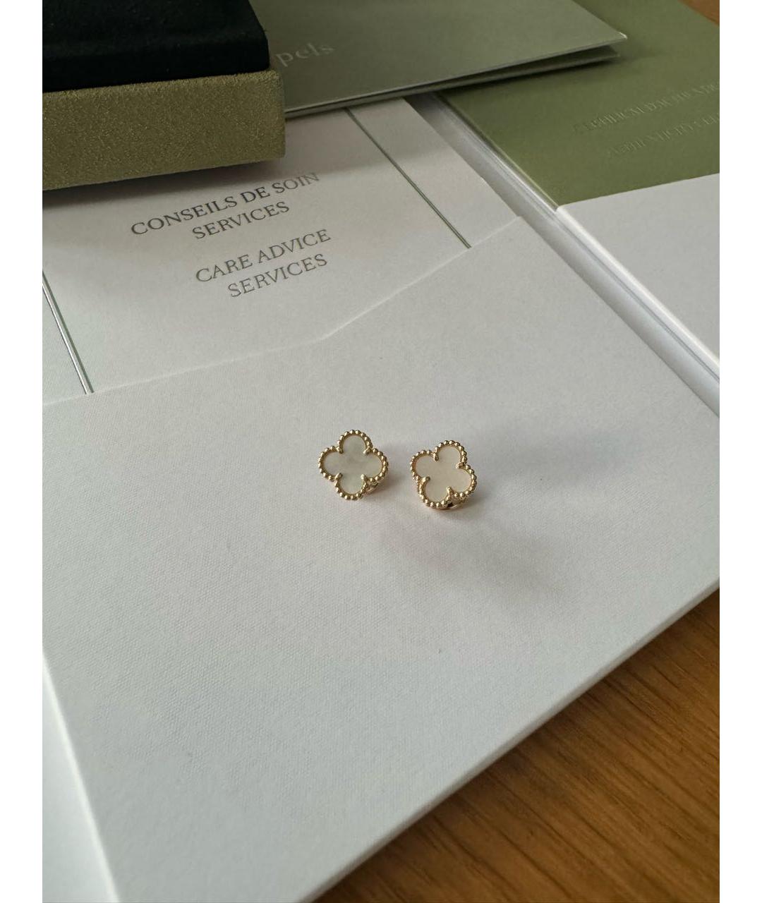 VAN CLEEF & ARPELS Золотые серьги из желтого золота, фото 6