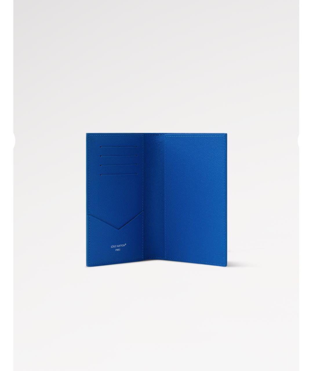 LOUIS VUITTON Синяя визитница, фото 3