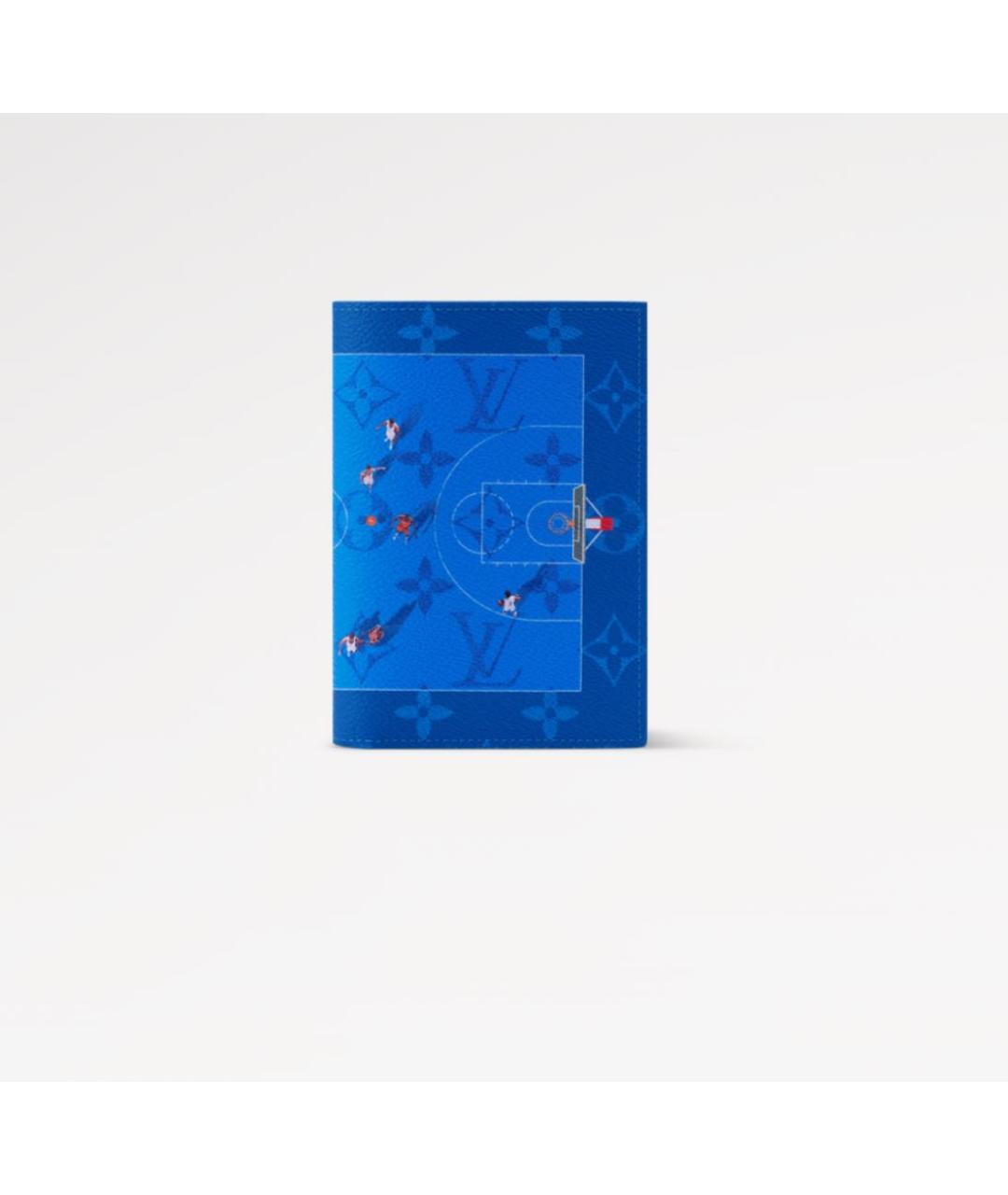 LOUIS VUITTON Синяя визитница, фото 6