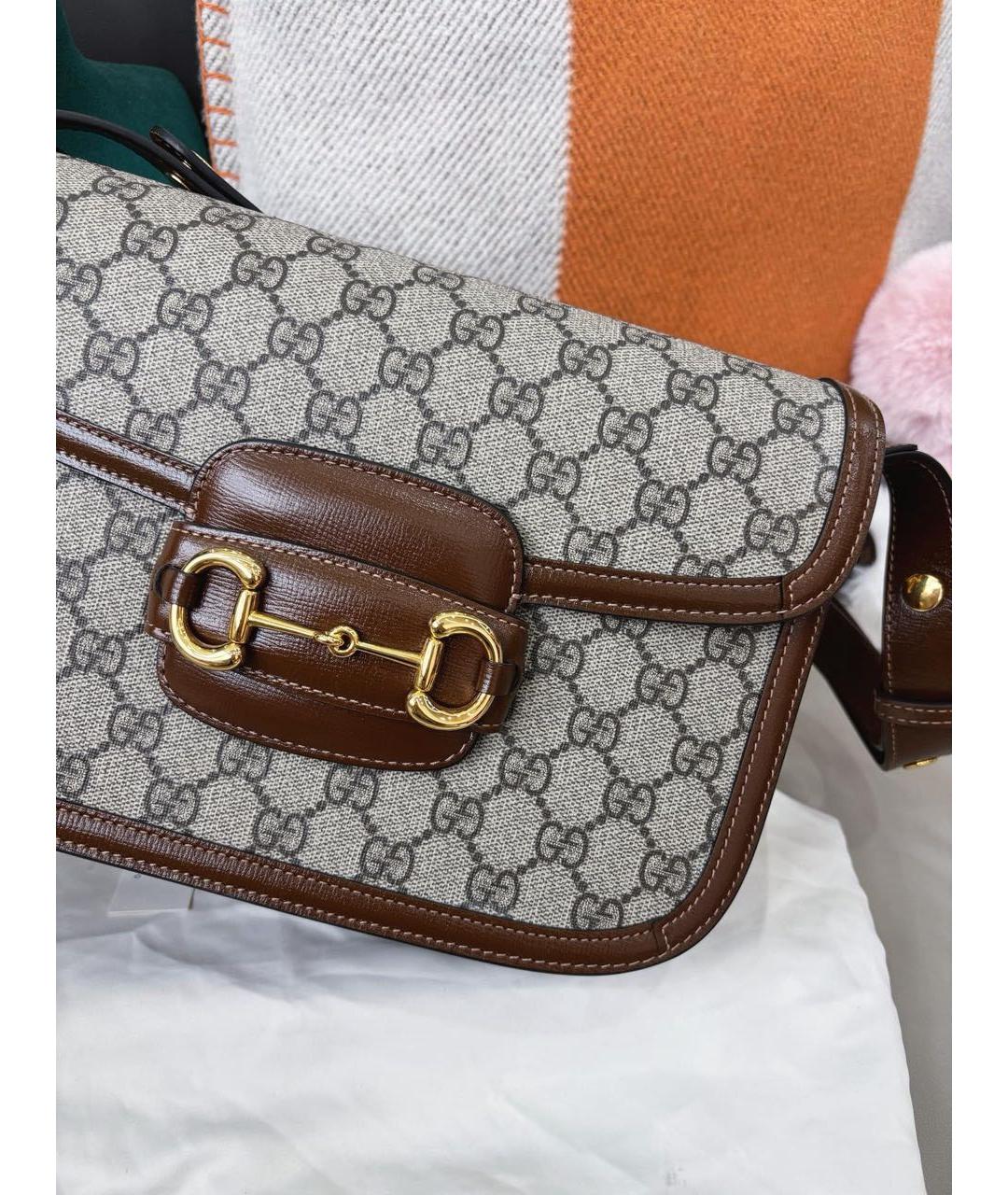 GUCCI Коричневая сумка через плечо, фото 2