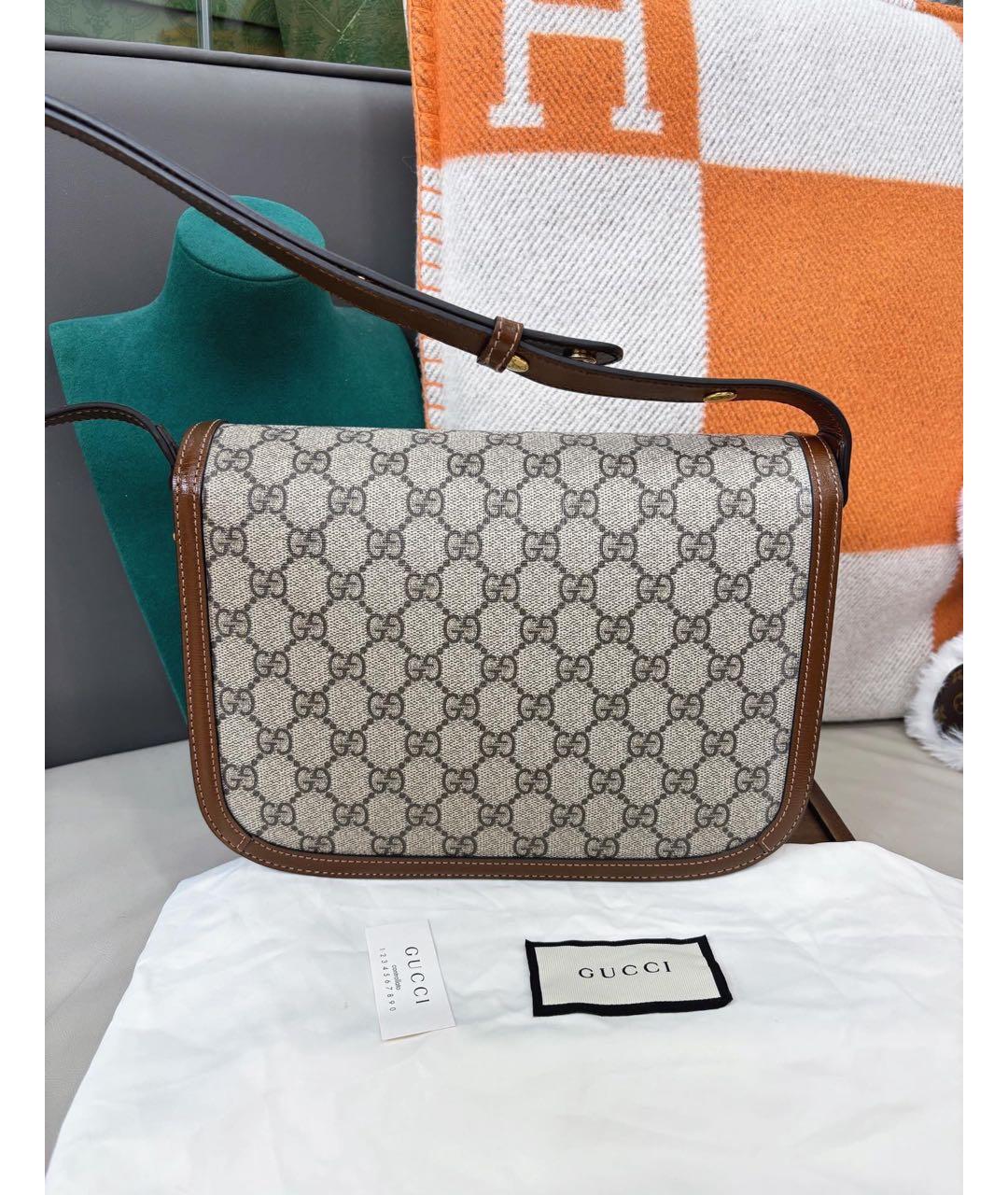 GUCCI Коричневая сумка через плечо, фото 4