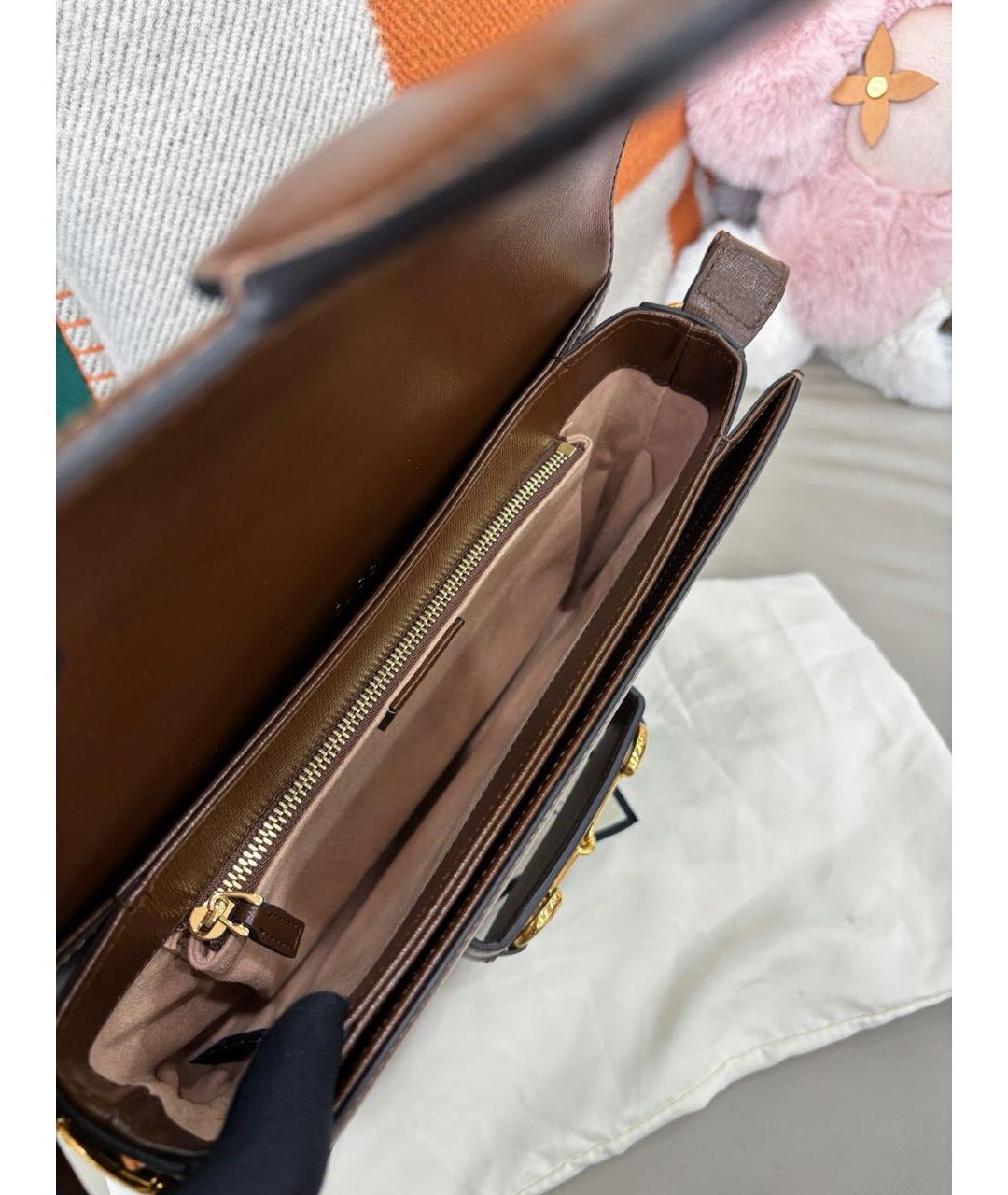 GUCCI Коричневая сумка через плечо, фото 8