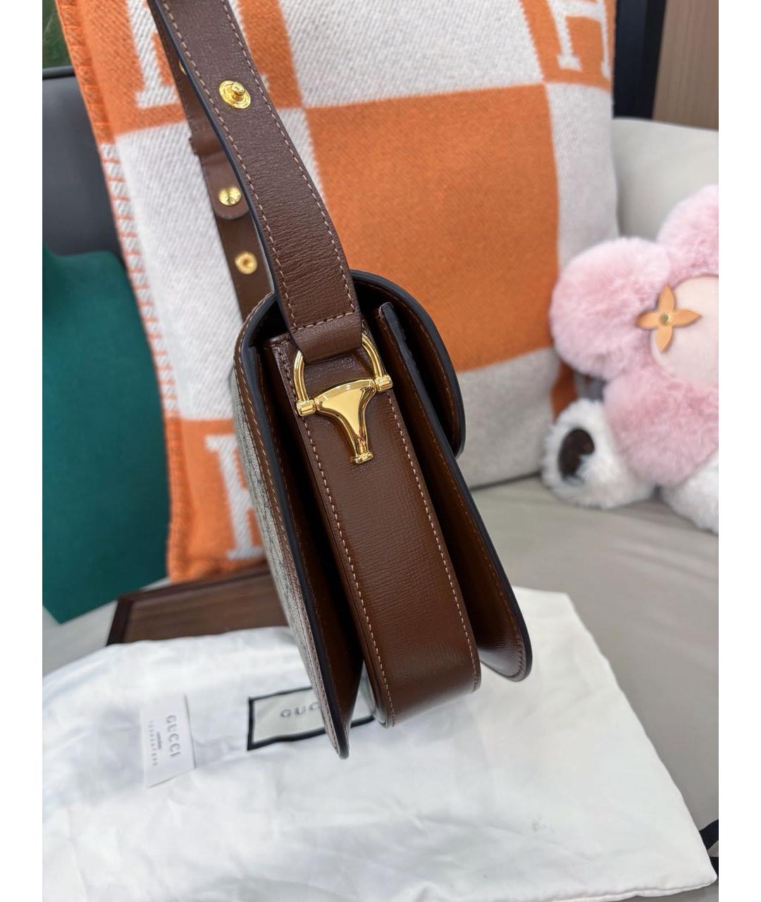 GUCCI Коричневая сумка через плечо, фото 6