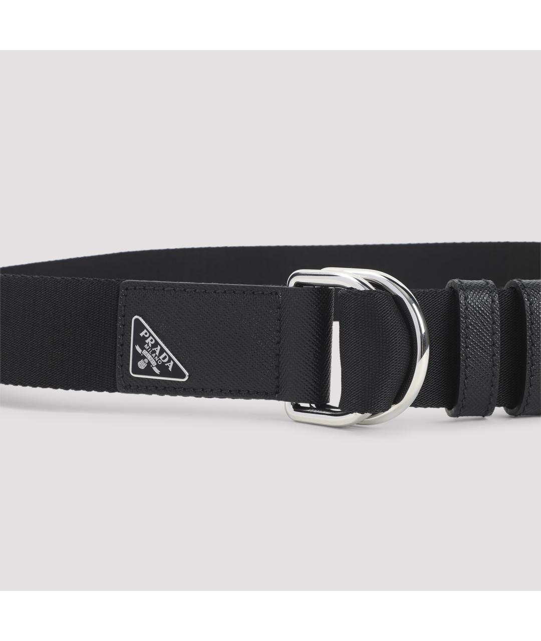 PRADA Черный ремень, фото 3