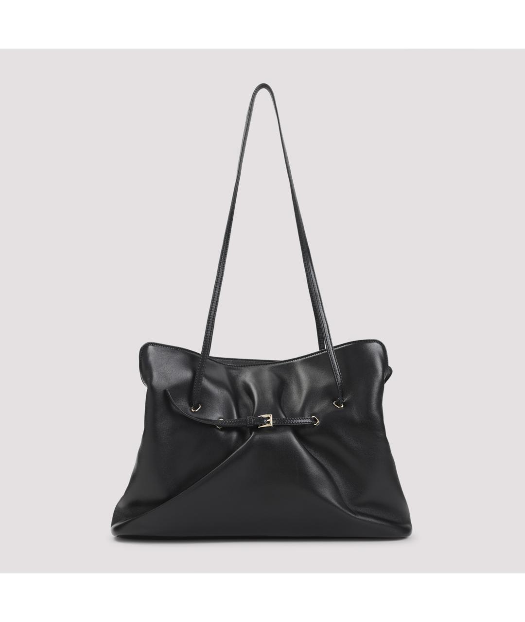 PRADA Черная кожаная сумка тоут, фото 3