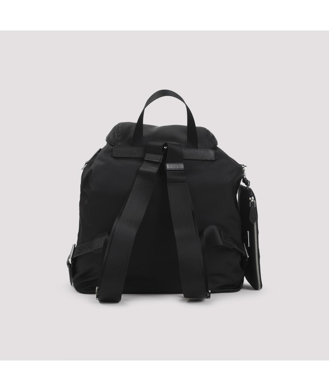 PRADA Черный синтетический рюкзак, фото 3