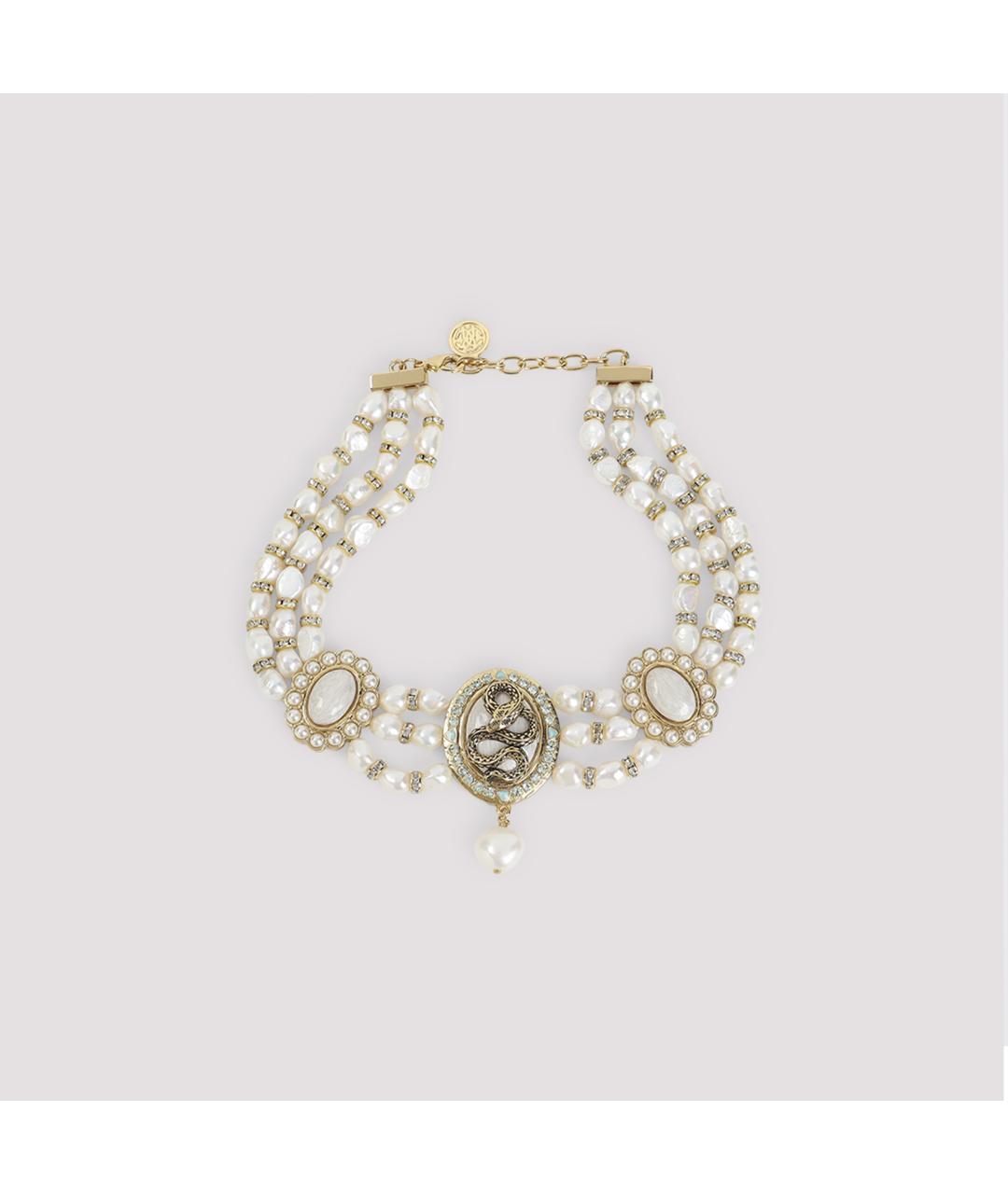 ROBERTO CAVALLI Антрацитовая металлическая цепочка, фото 2