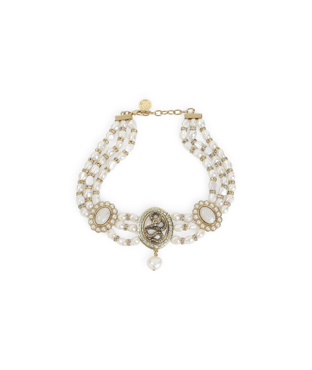 ROBERTO CAVALLI Антрацитовая металлическая цепочка, фото 1