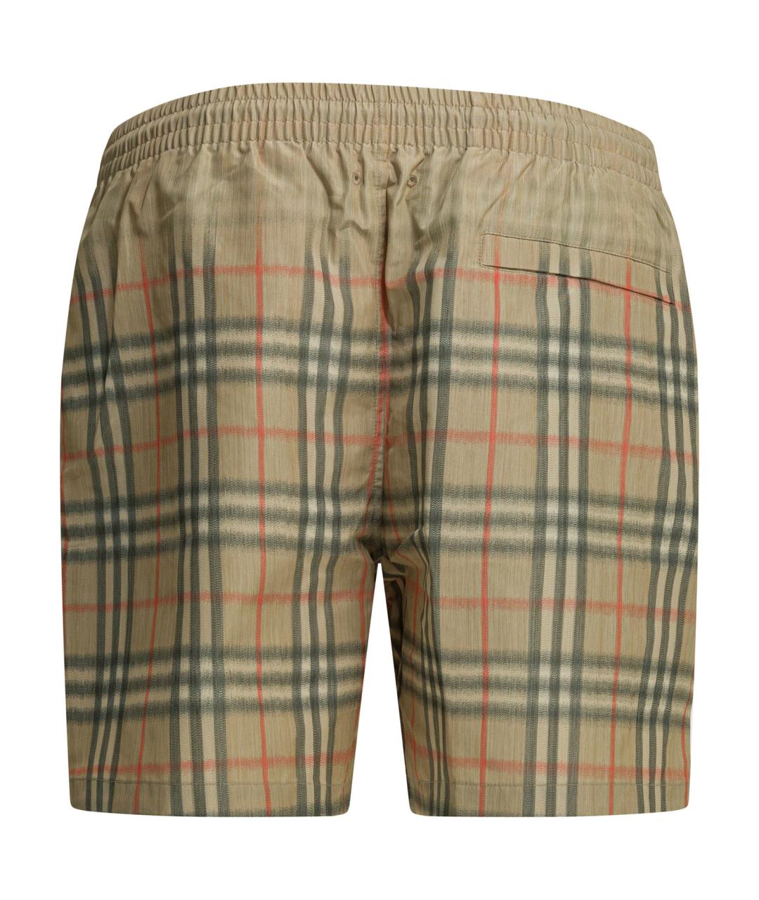 BURBERRY Мульти полиэстеровые шорты, фото 2
