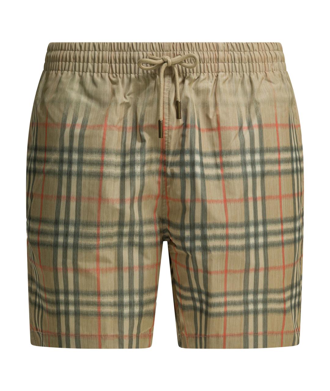 BURBERRY Мульти полиэстеровые шорты, фото 1