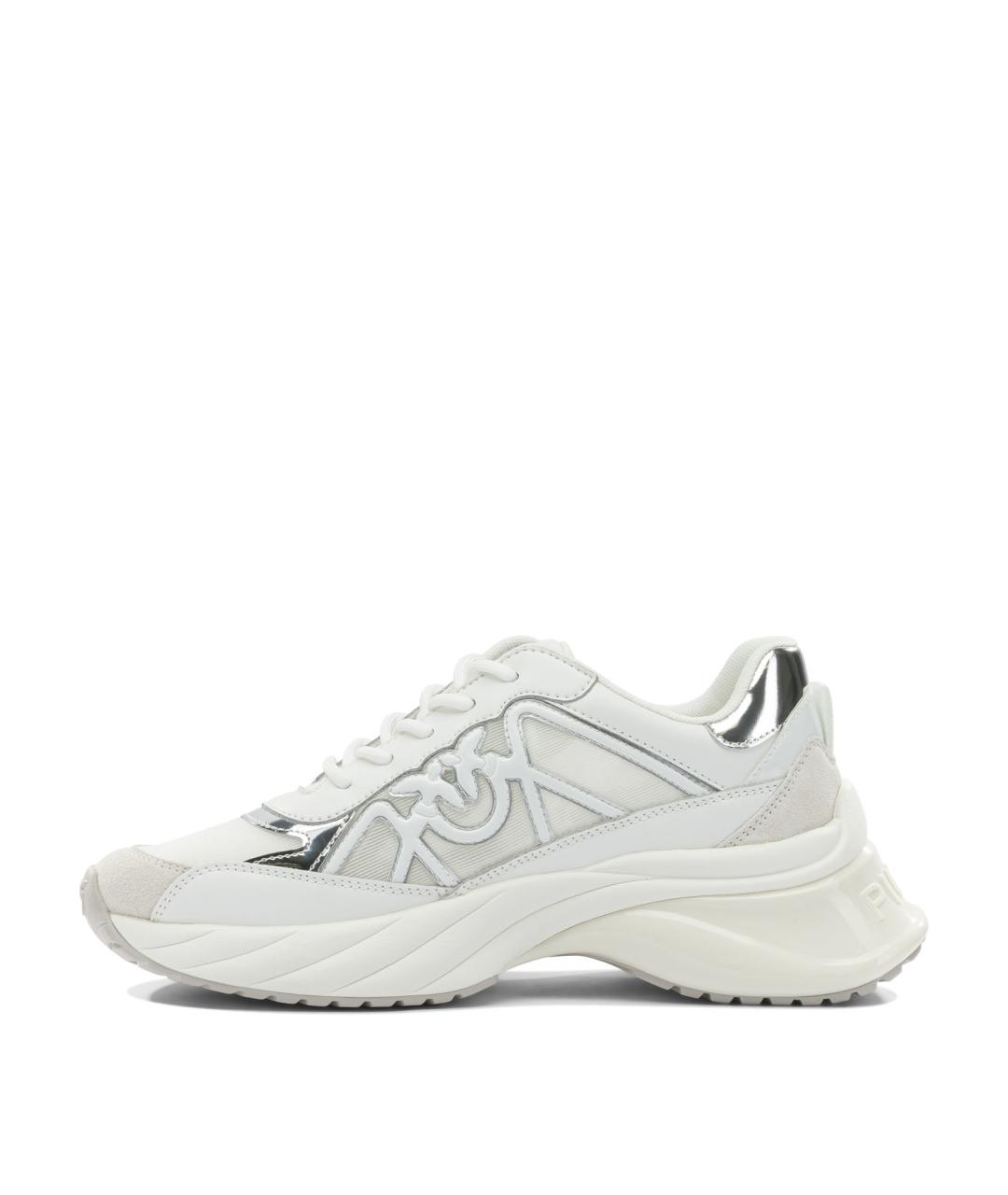 PINKO Белые текстильные кроссовки, фото 3