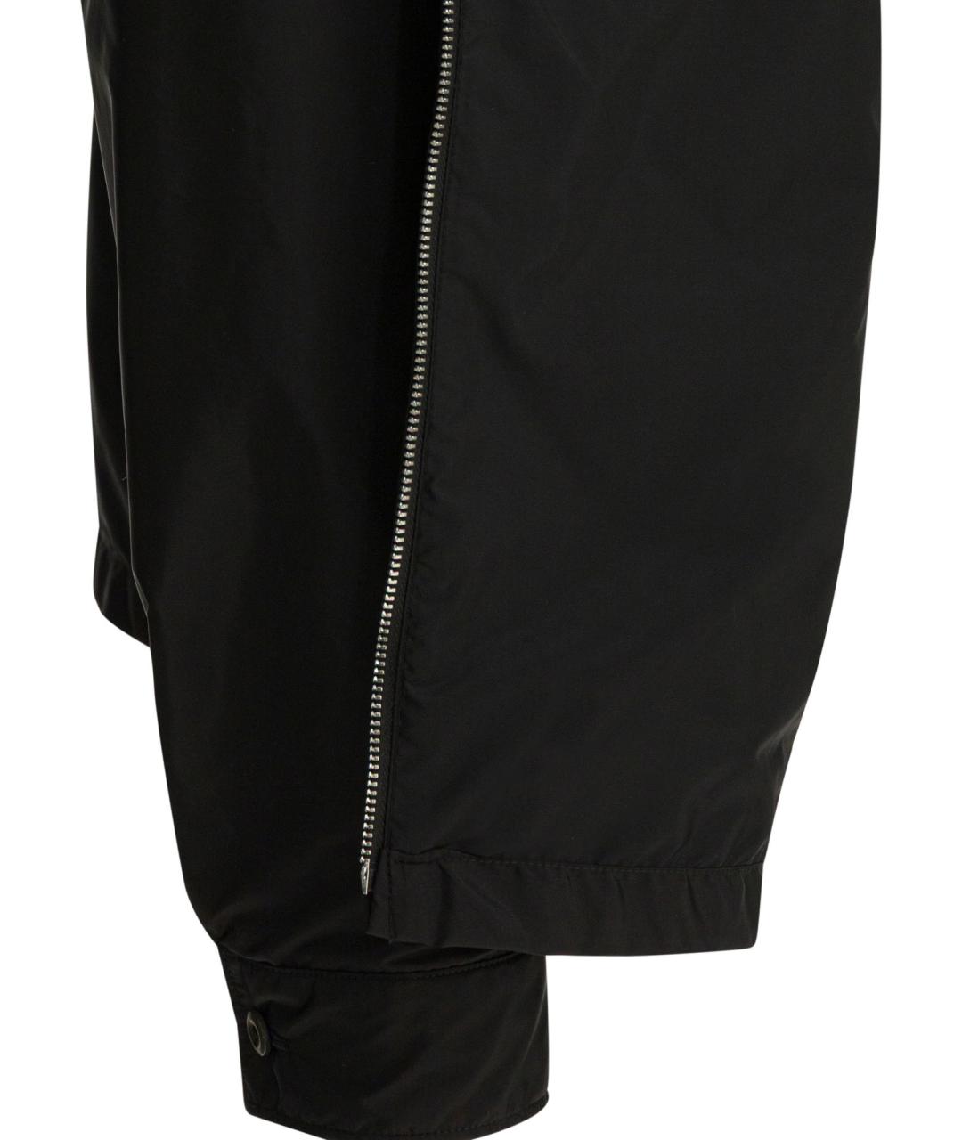 PRADA Черная полиамидовая куртка, фото 4