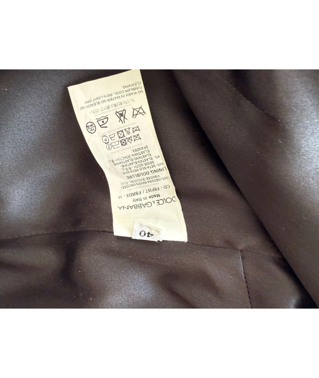 DOLCE&GABBANA Мульти коктейльное платье, фото 4