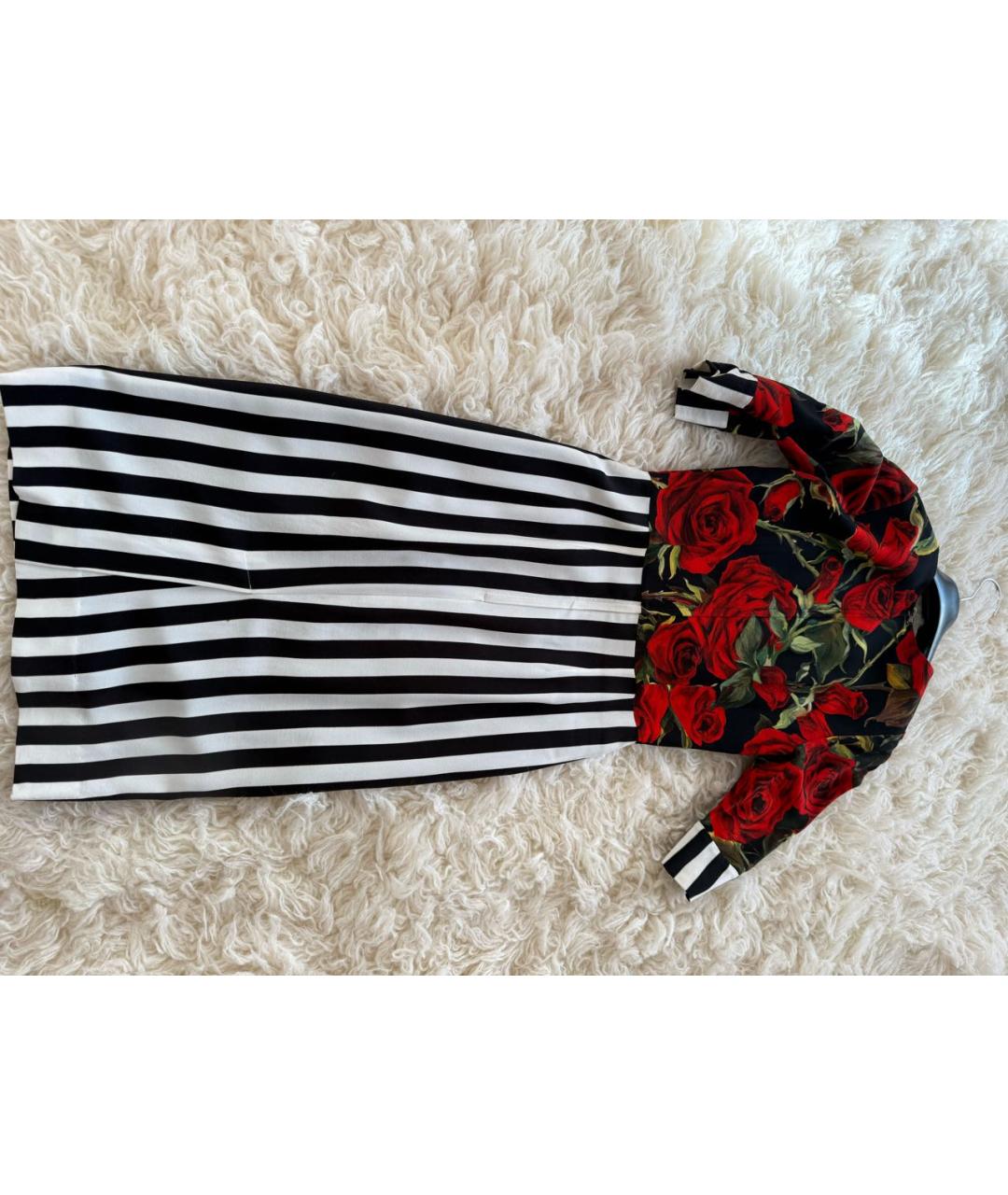 DOLCE&GABBANA Мульти коктейльное платье, фото 2