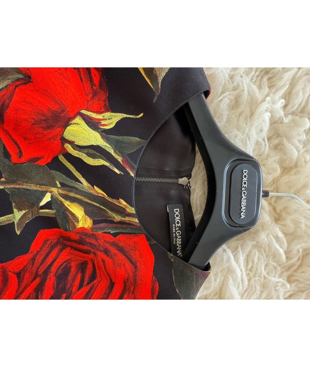 DOLCE&GABBANA Мульти коктейльное платье, фото 3