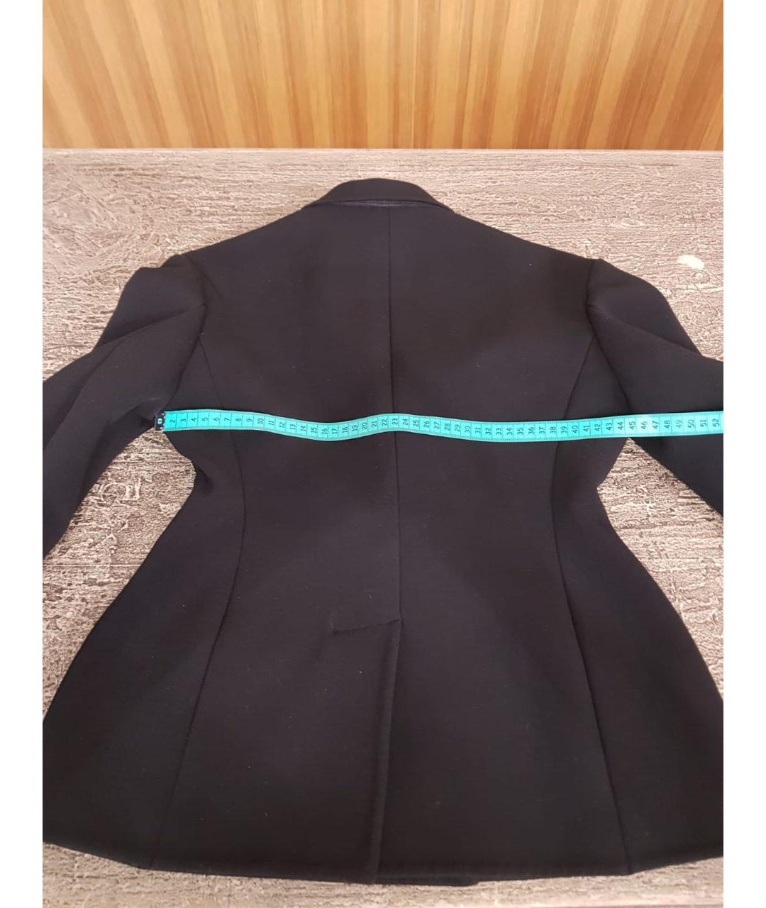 CELINE Темно-синий полиэстеровый жакет/пиджак, фото 7