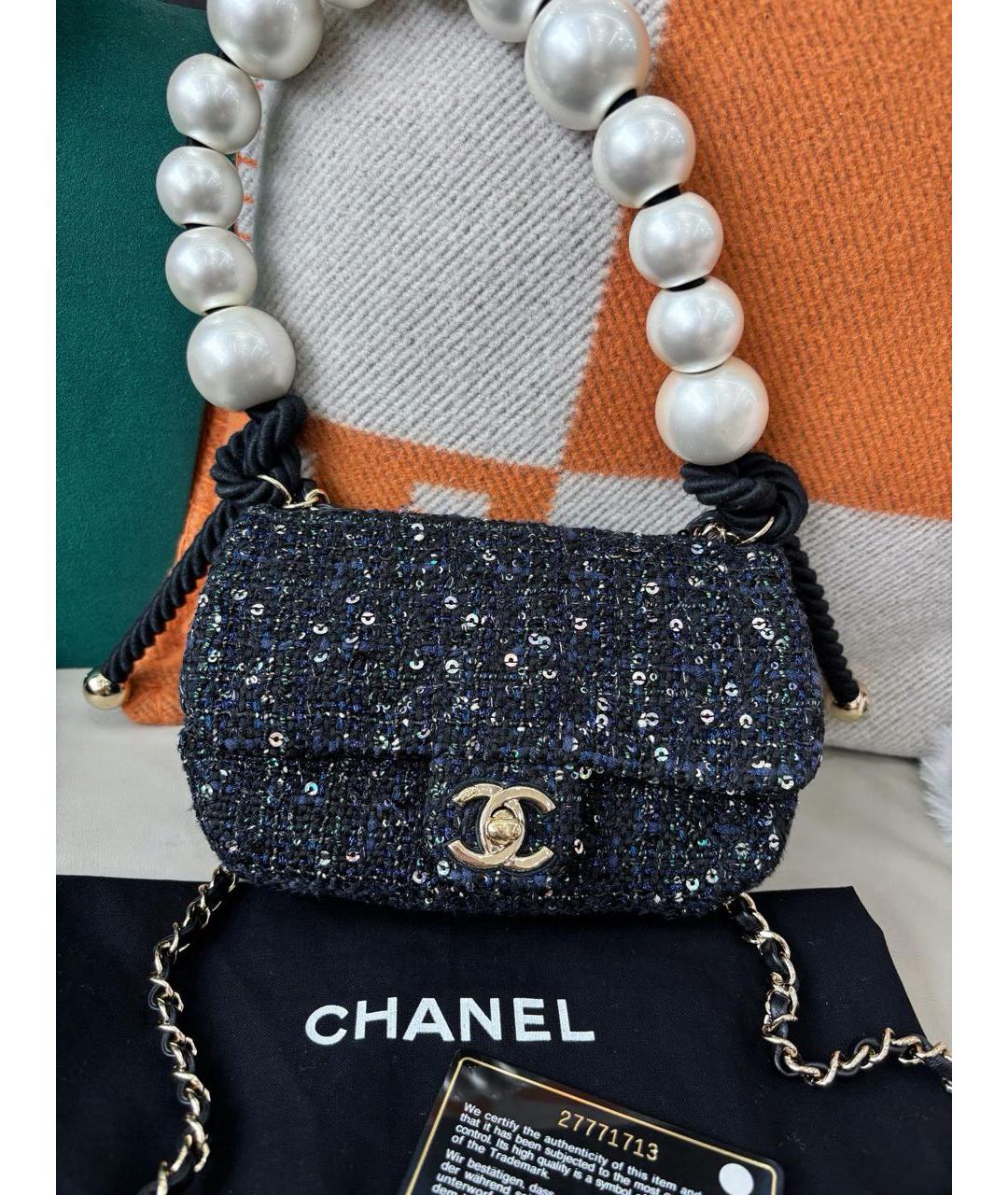 CHANEL Мульти твидовая сумка с короткими ручками, фото 2