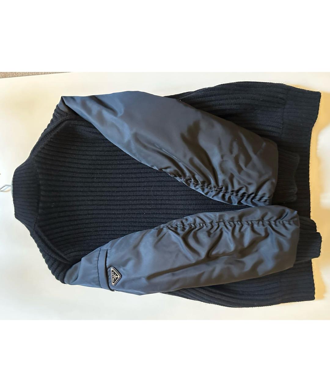 PRADA Черная кашемировая куртка, фото 5