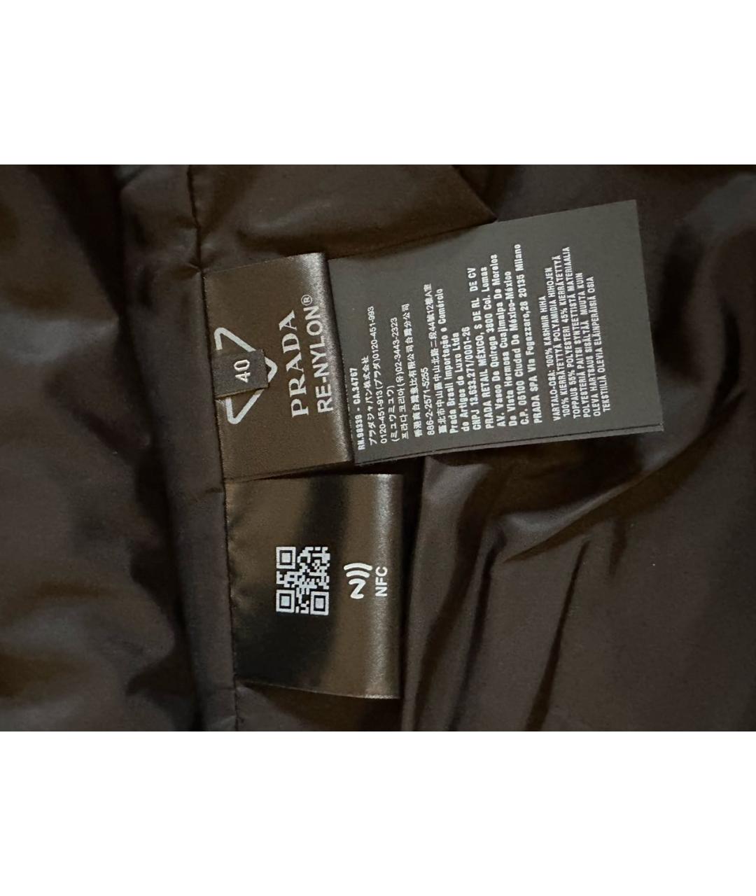 PRADA Черная кашемировая куртка, фото 6