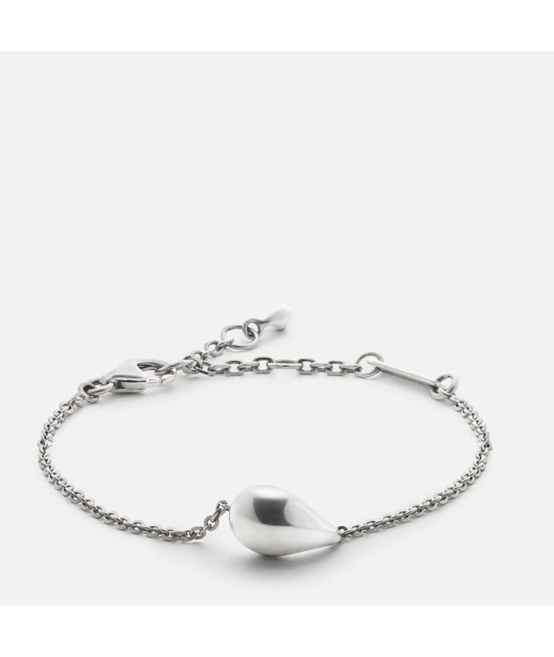 BOTTEGA VENETA Серебрянный браслет, фото 4