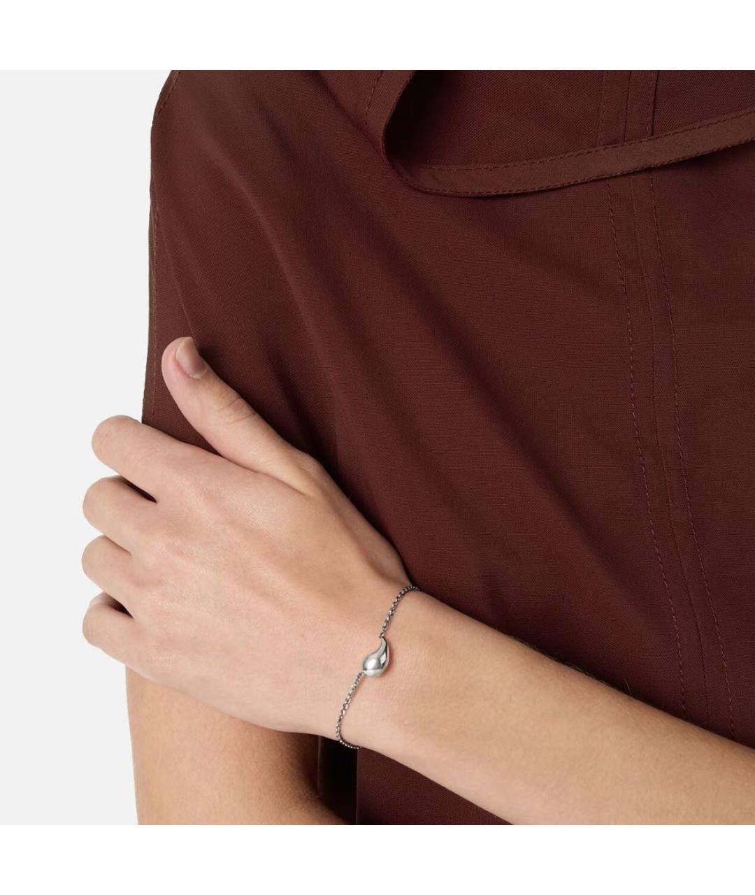 BOTTEGA VENETA Серебрянный браслет, фото 2