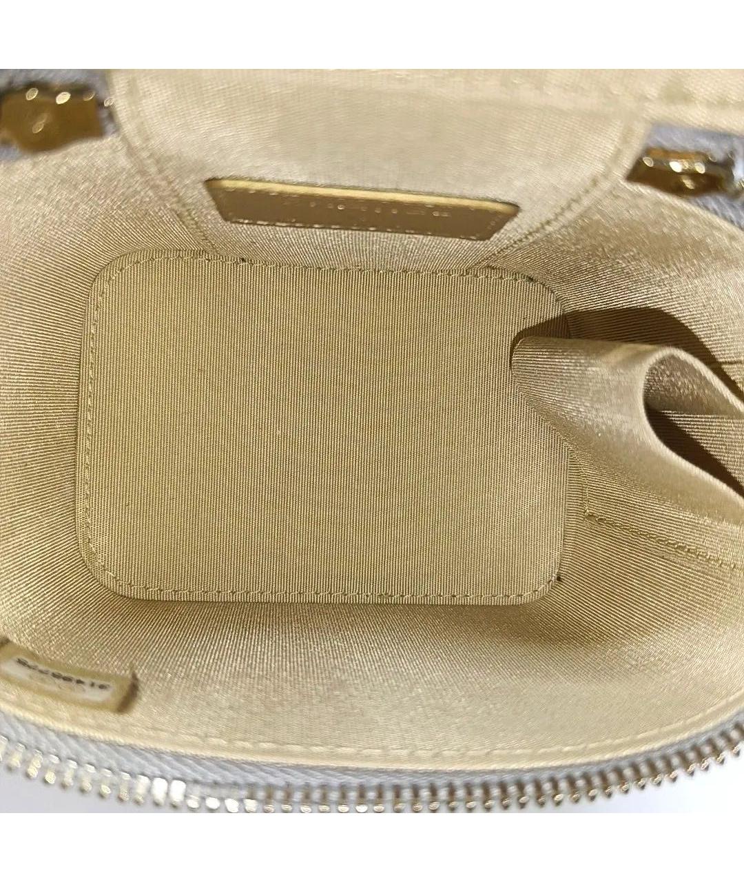 CHANEL Серая кожаная сумка через плечо, фото 6