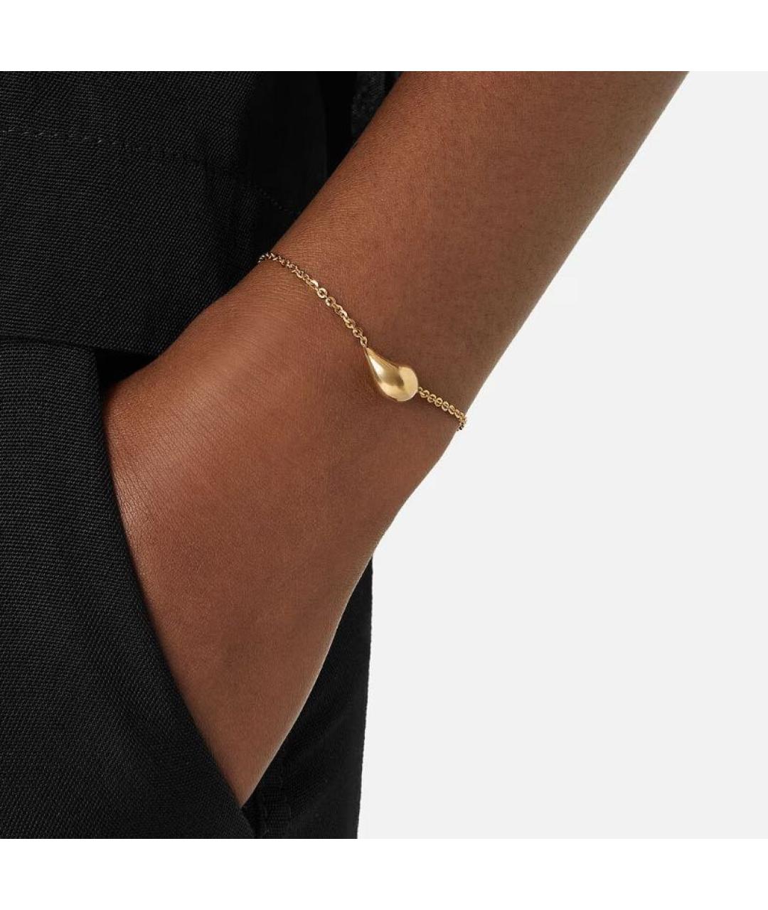 BOTTEGA VENETA Золотой браслет, фото 2