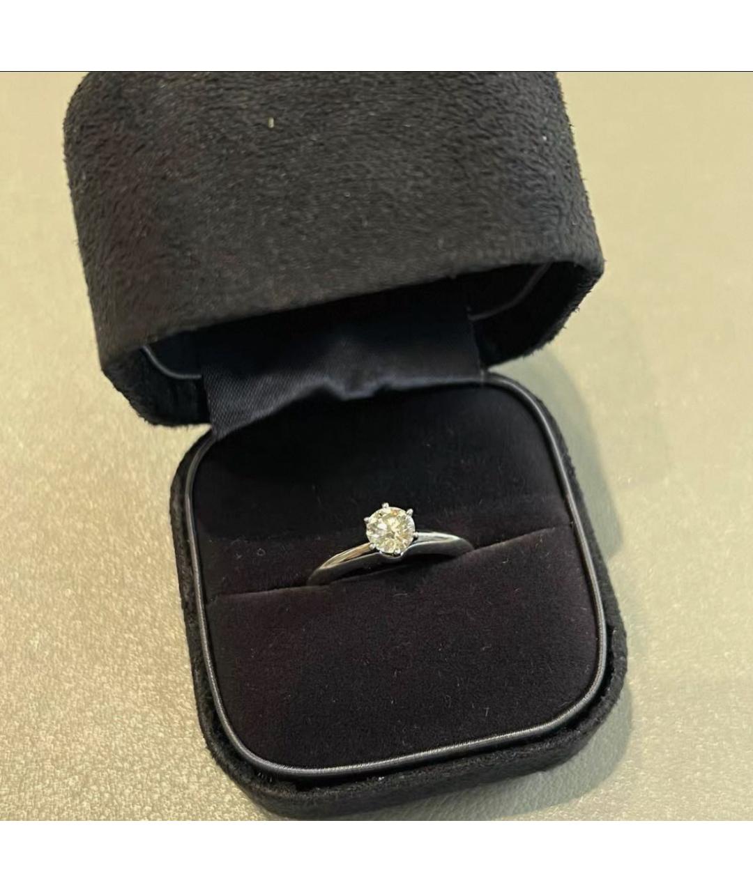 TIFFANY&CO Серебряное платиновое кольцо, фото 3