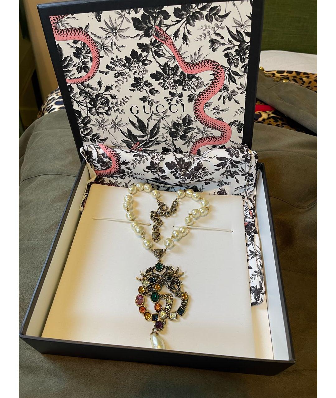 GUCCI Мульти металлическое колье, фото 5