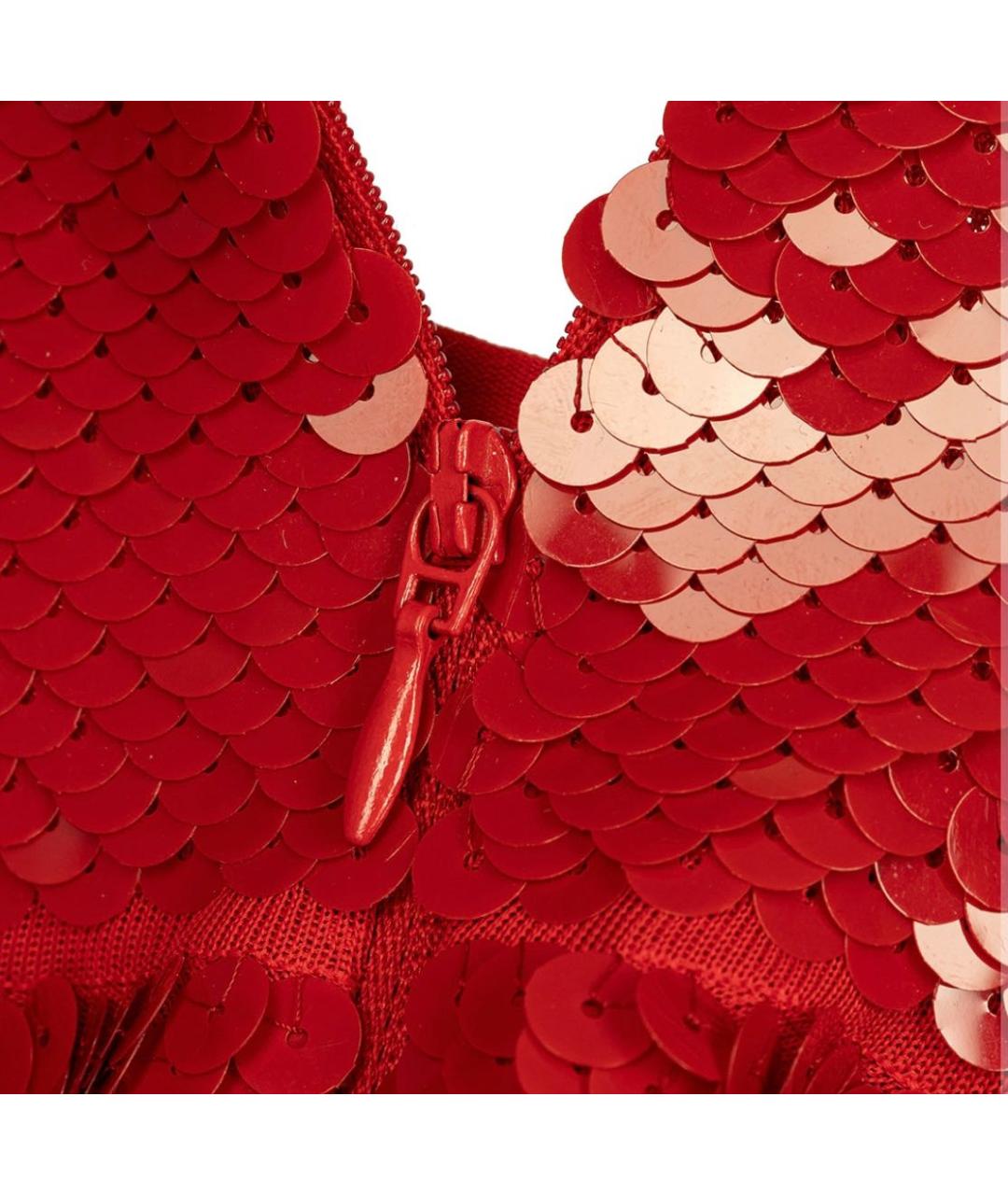 BOTTEGA VENETA Красное вечернее платье, фото 4