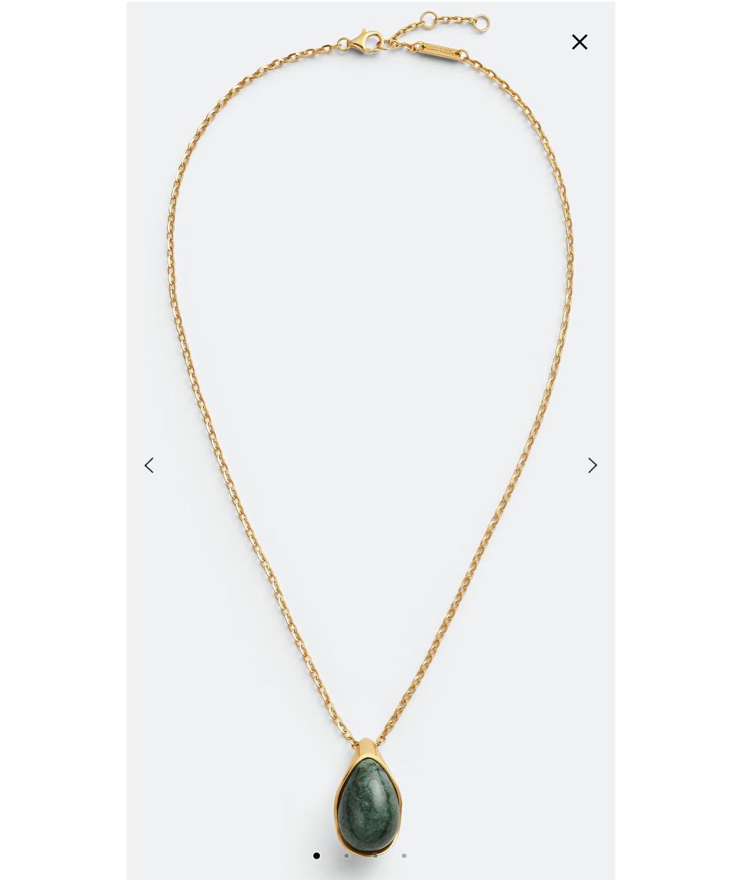 BOTTEGA VENETA Зеленые колье, фото 4