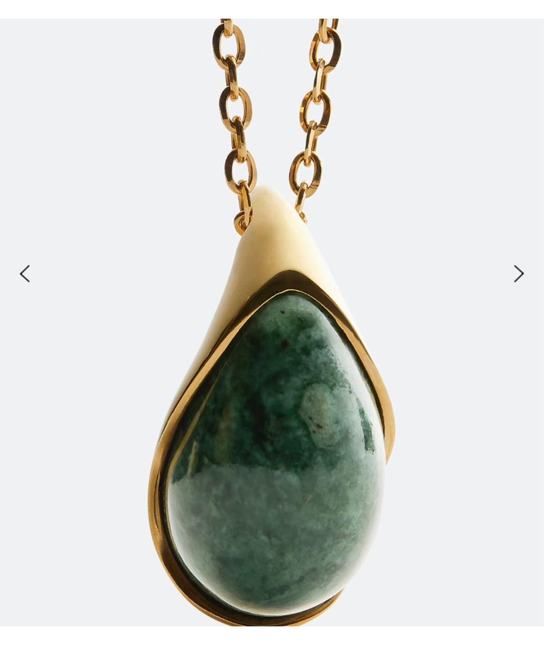 BOTTEGA VENETA Зеленые колье, фото 3