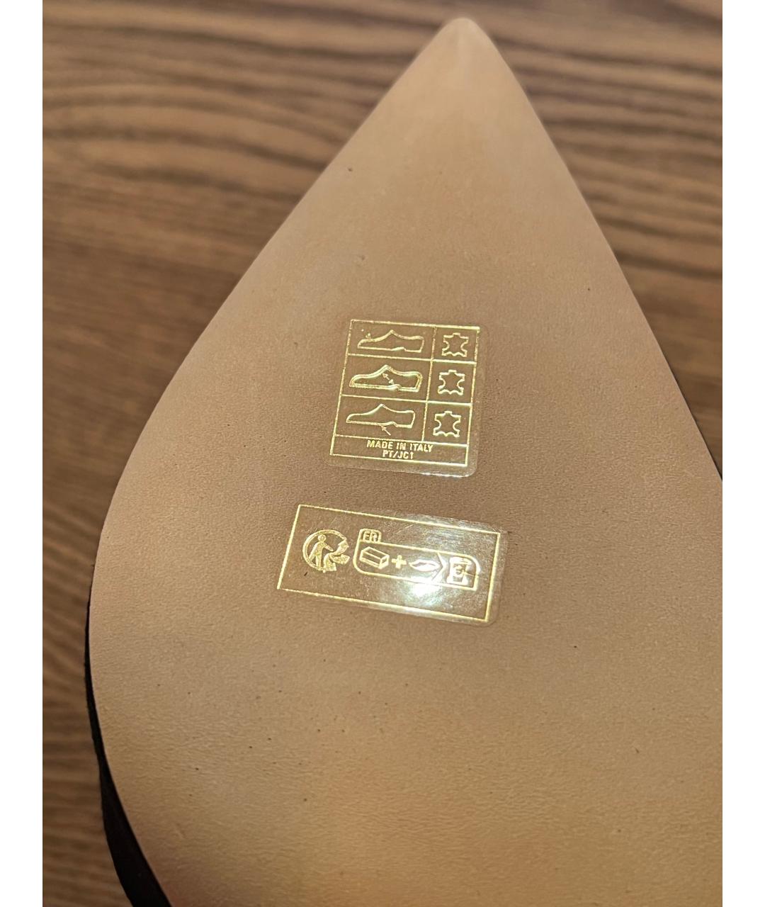 JIMMY CHOO Черные кожаные туфли, фото 2