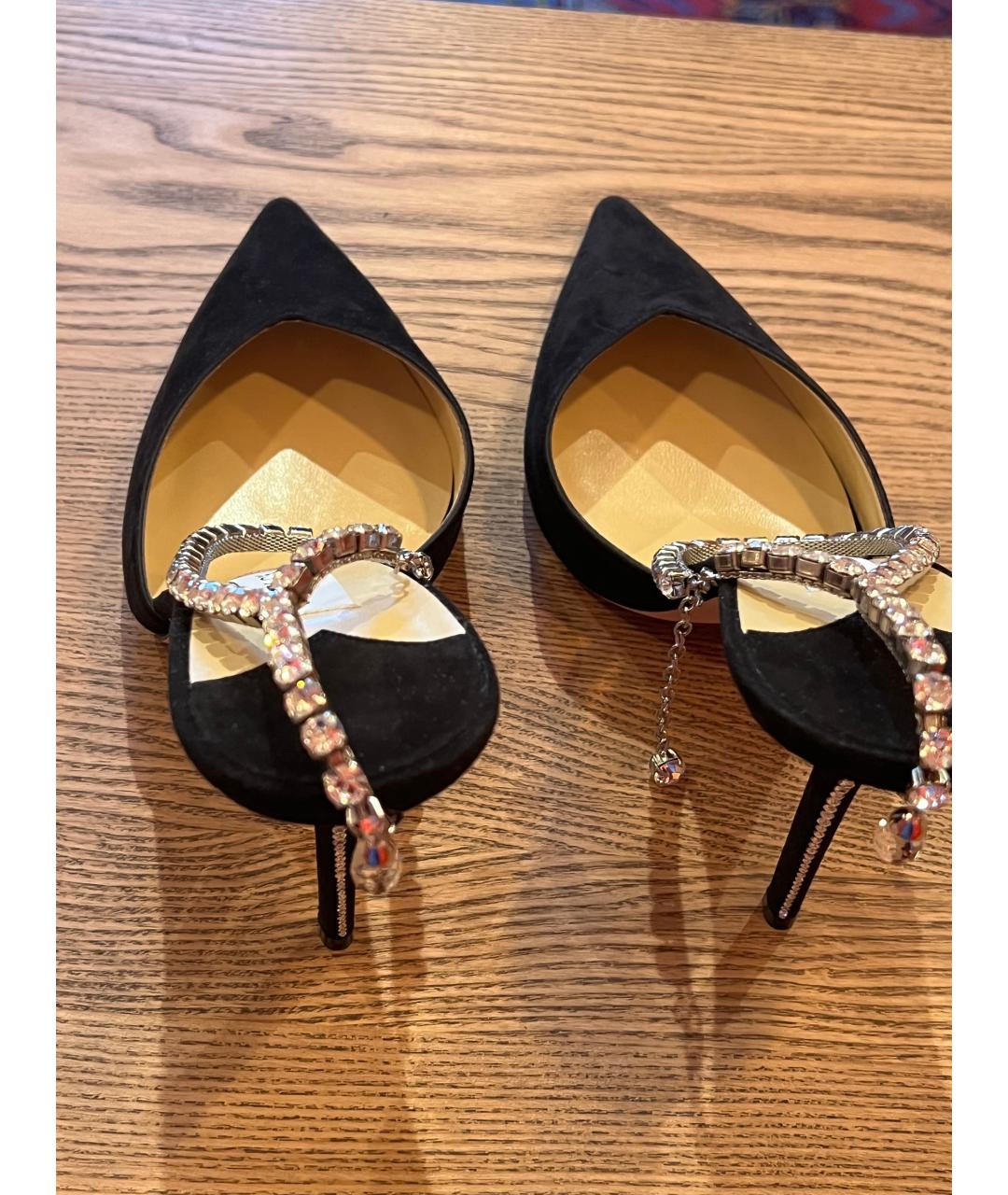 JIMMY CHOO Черные кожаные туфли, фото 9