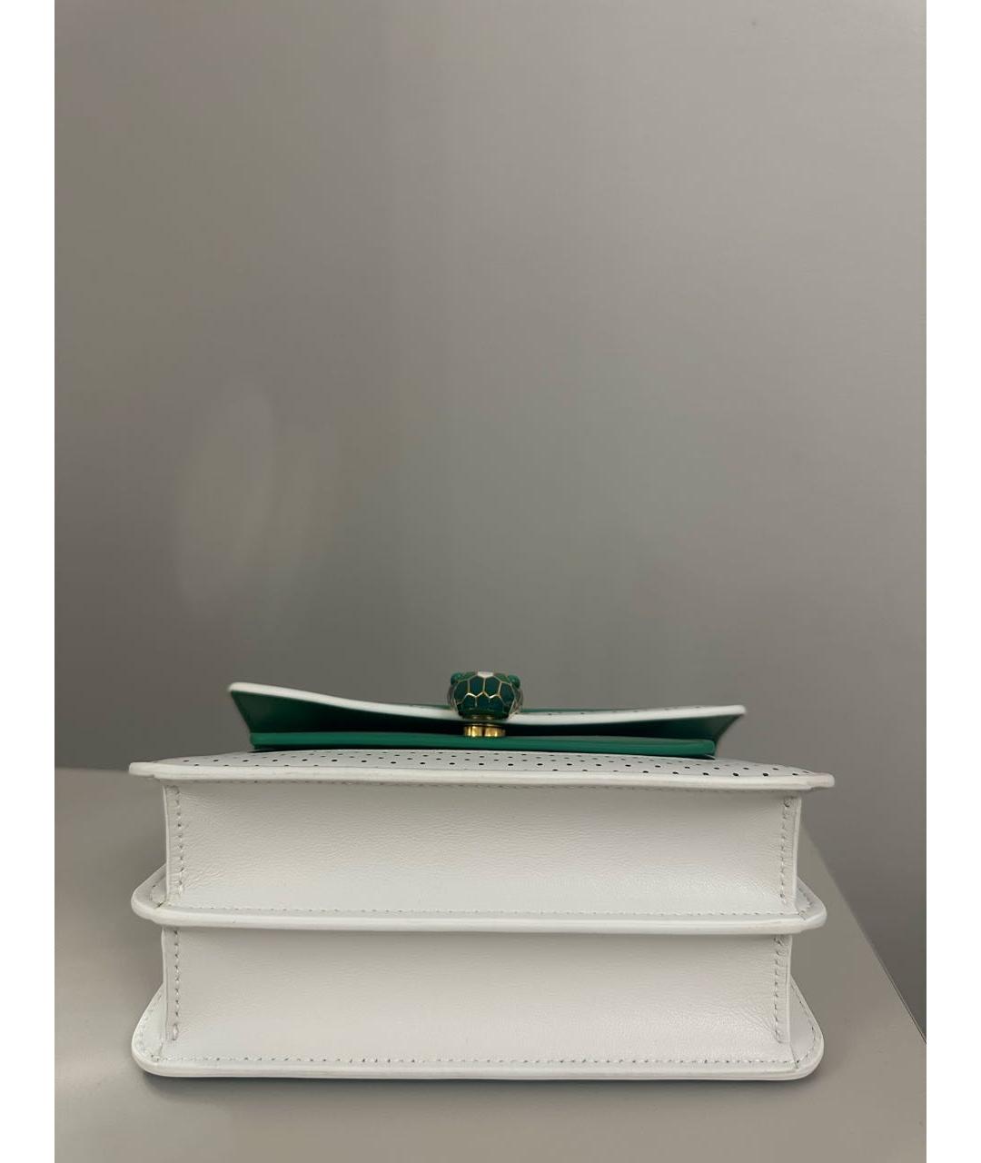 BVLGARI Зеленая кожаная сумка через плечо, фото 7