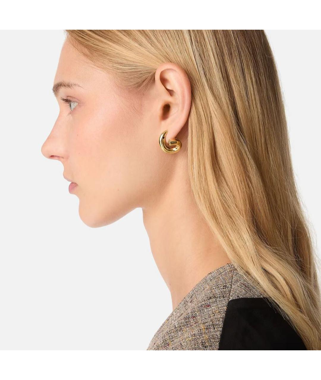 BOTTEGA VENETA Золотые серьги, фото 2