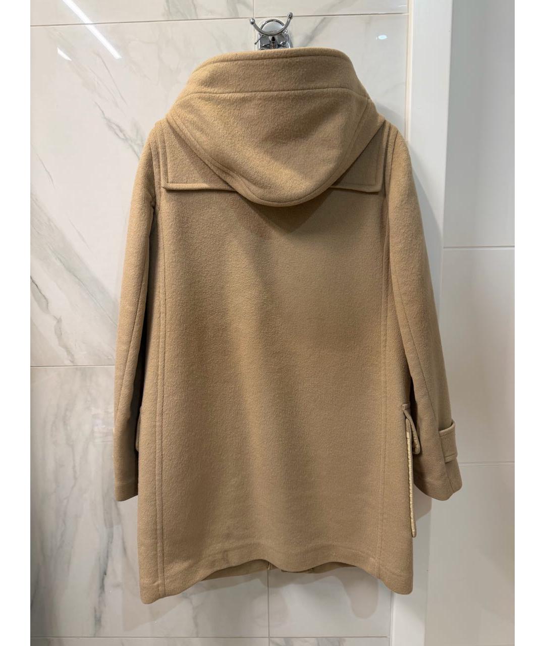 BURBERRY Бежевое шерстяное пальто, фото 2