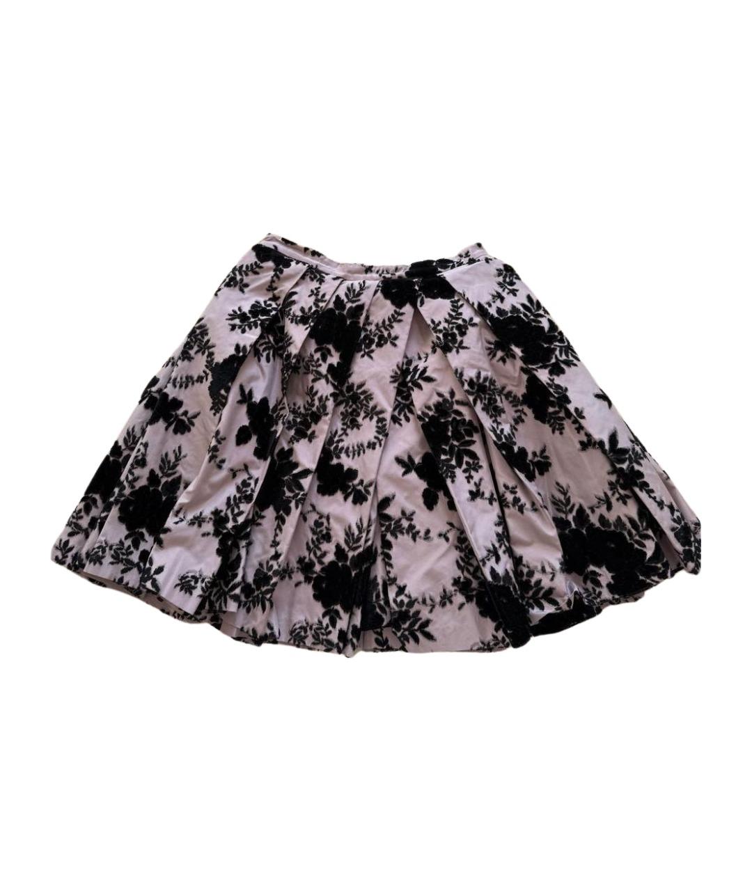 CHRISTIAN DIOR Мульти шелковая юбка мини, фото 1