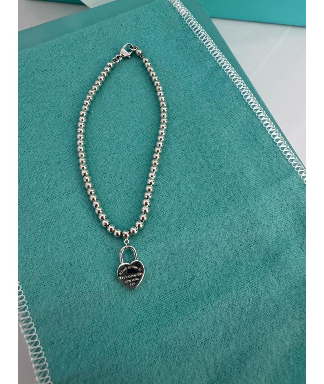 TIFFANY&CO Серебрянный серебряный браслет, фото 4