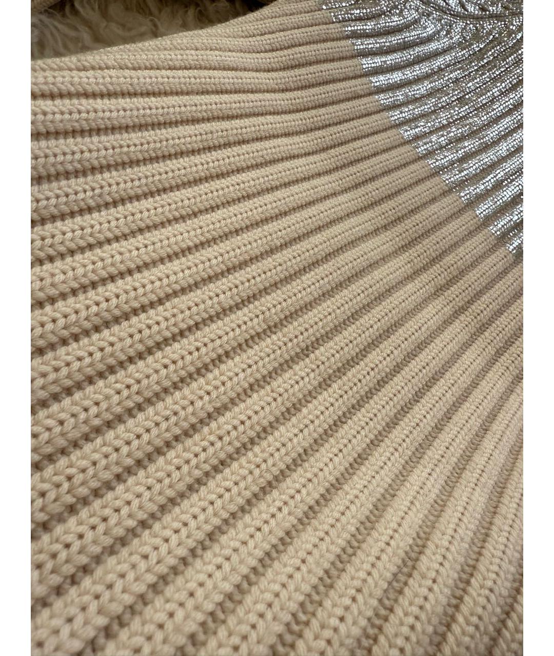 JOSEPH Бежевый шерстяной джемпер / свитер, фото 5