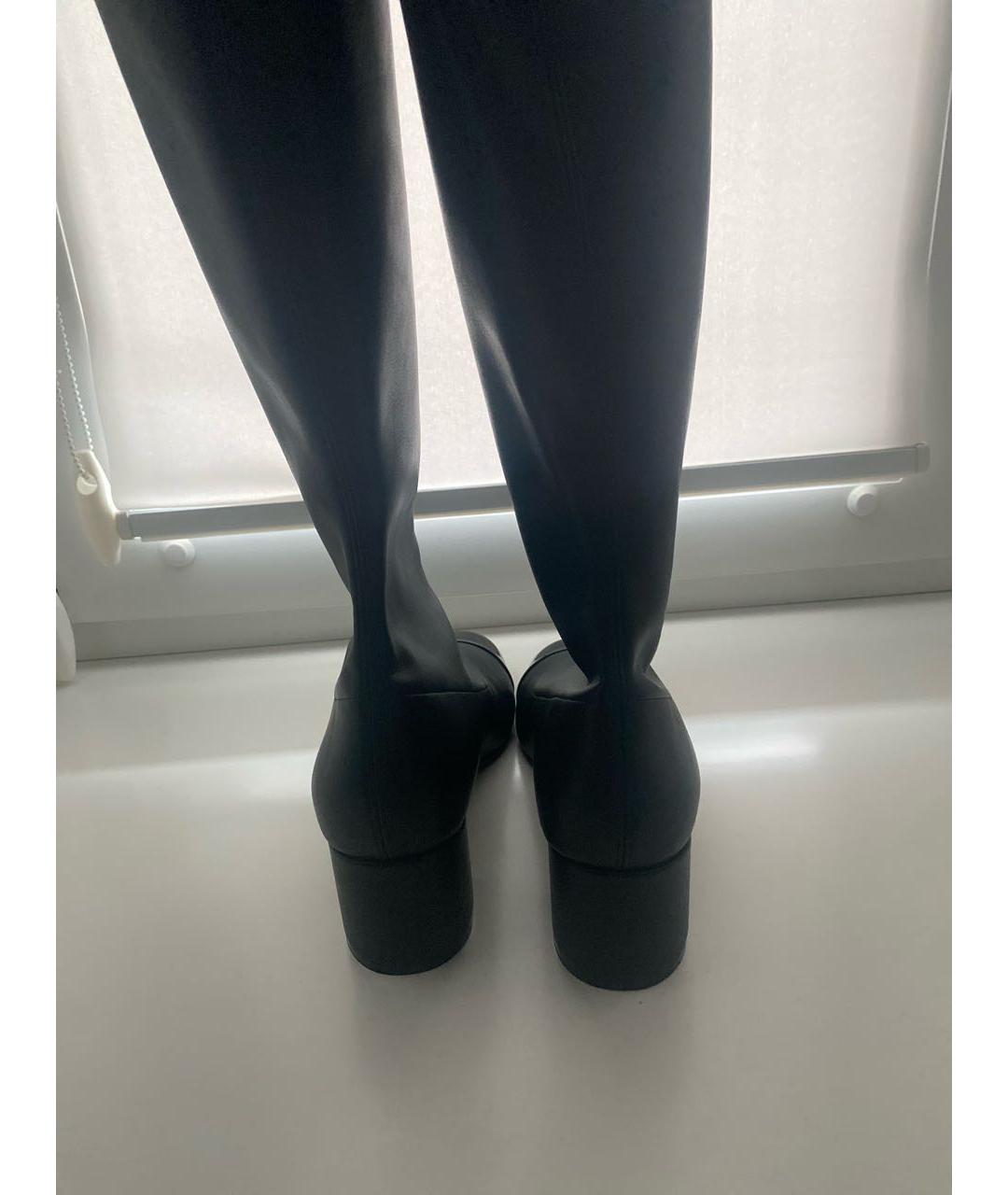 CASADEI Черные текстильные сапоги, фото 4