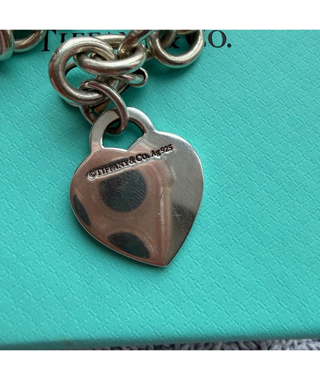 TIFFANY&CO Серебрянный серебряный браслет, фото 5