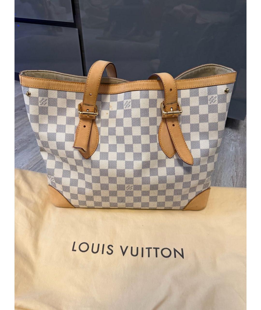 LOUIS VUITTON Белая сумка тоут, фото 2