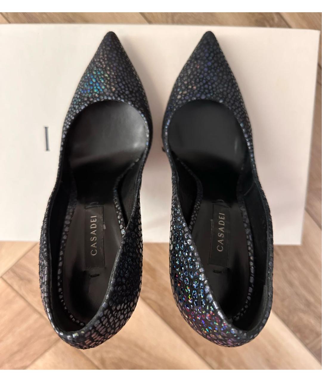 CASADEI Мульти бархатные туфли, фото 3