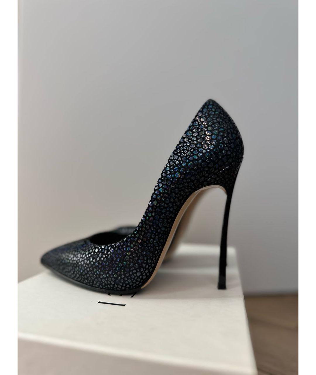 CASADEI Мульти бархатные туфли, фото 5