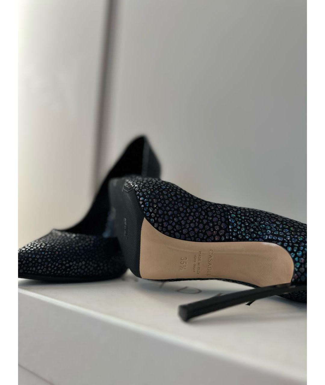 CASADEI Мульти бархатные туфли, фото 8
